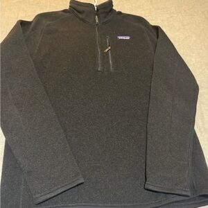 Patagonia  Better Sweater Pullover Dark Gray Quarter-Zip Fleece